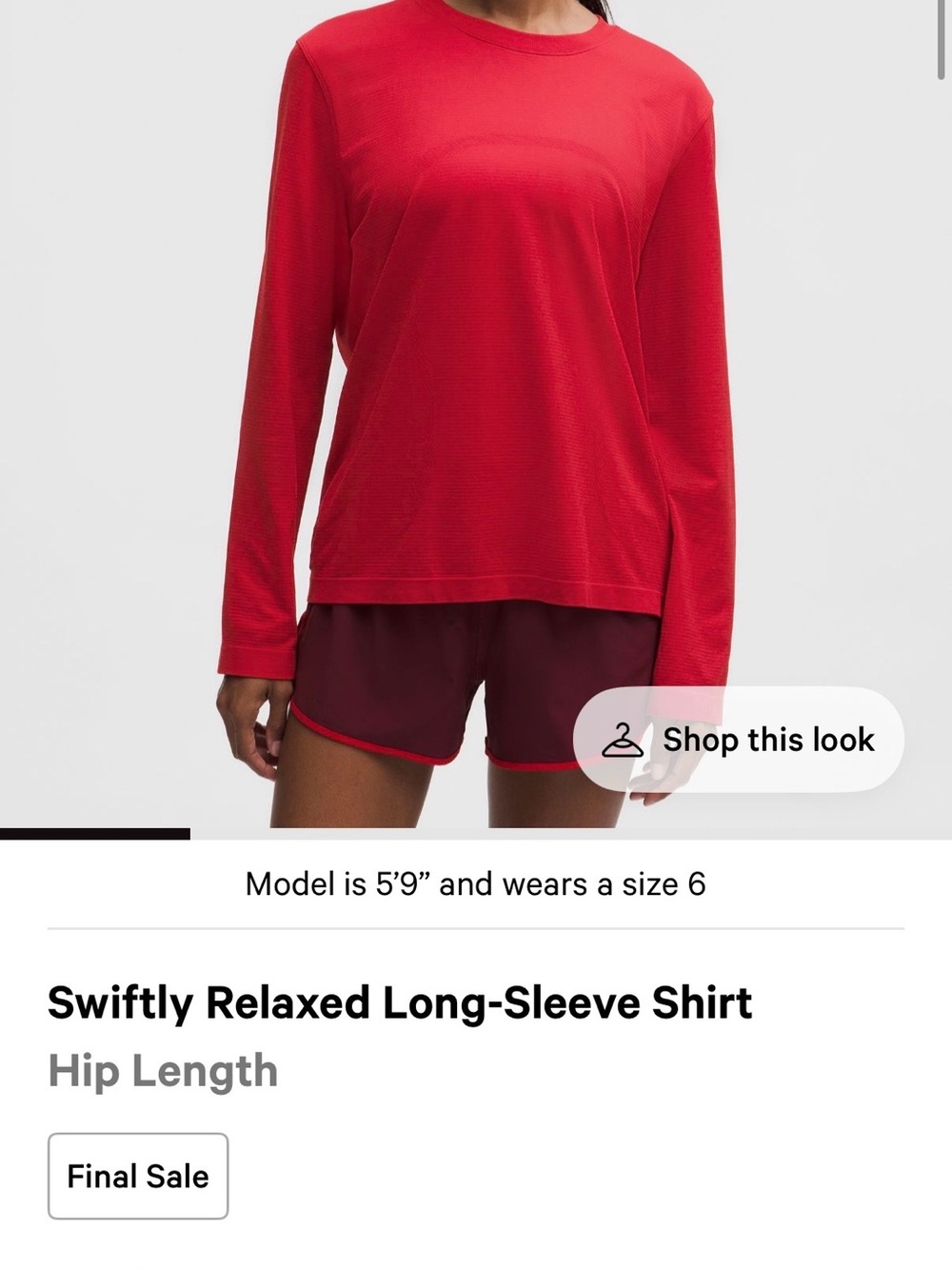 lululemon swiftly relaxed